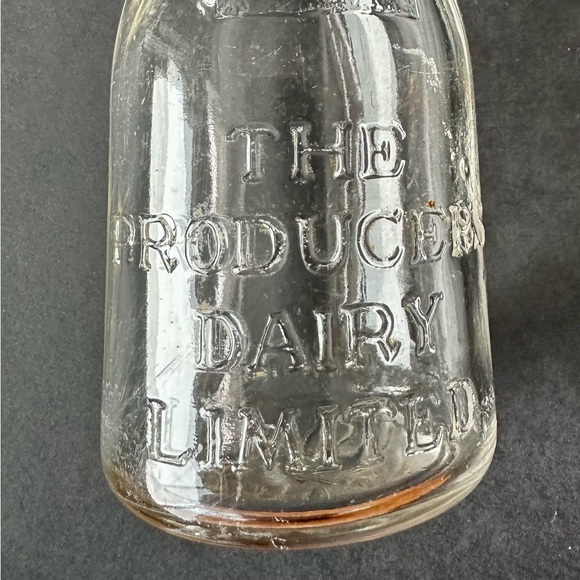 Vintage Half Pint Milk Bottles Lot of 2 - Picture 4 of 7